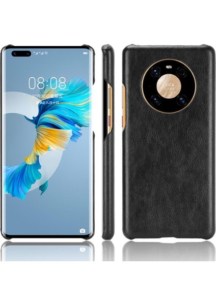 Huawei Mate 40 Pro Artı Lychee Desen Retro Anti Scratch Için Retro Kılıf (Yurt Dışından)
