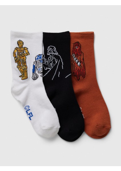 Erkek Çocuk Çok Renkli V-Sw Crew 3pk Sock