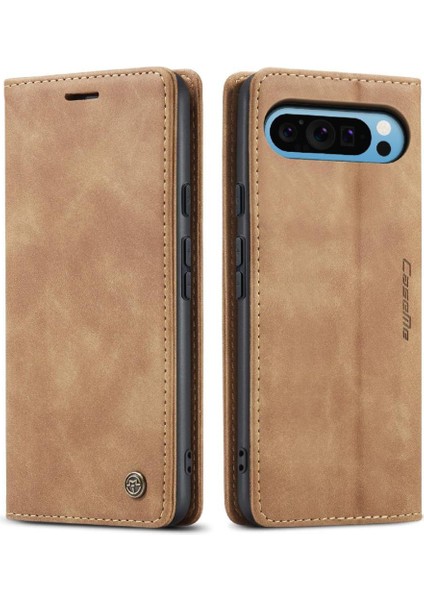 Mays Boutique Google Piksel 9 Pro Xl Için Flip Case Manyetik Kapatma Darbeye Vaka Kartı (Yurt Dışından)