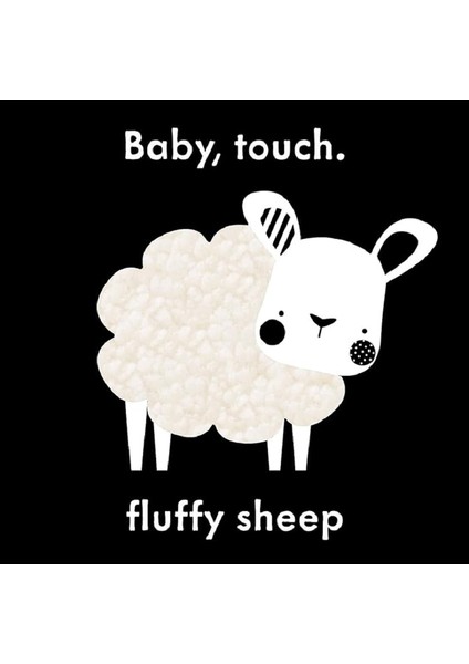 Baby Touch: My First Book: a black-and-white cloth book | Dokun Hisset ingilizce Bebek Kitabı