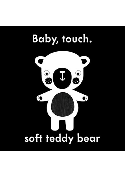 Baby Touch: My First Book: a black-and-white cloth book | Dokun Hisset ingilizce Bebek Kitabı