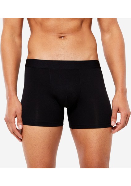 Domyos Erkek 3'lü Boxer Seti - Siyah / Gri / Mavi