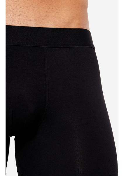 Domyos Erkek 3'lü Boxer Seti - Siyah / Gri / Mavi