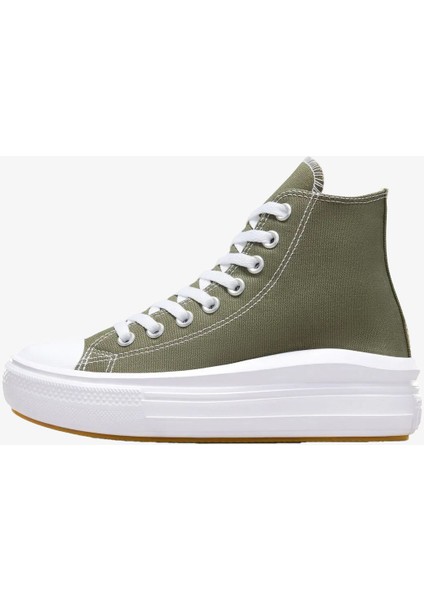 Chuck Taylor All Star Move Platform A08295C Kadın Haki Günlük Sneaker Ayakkabı fiyatları