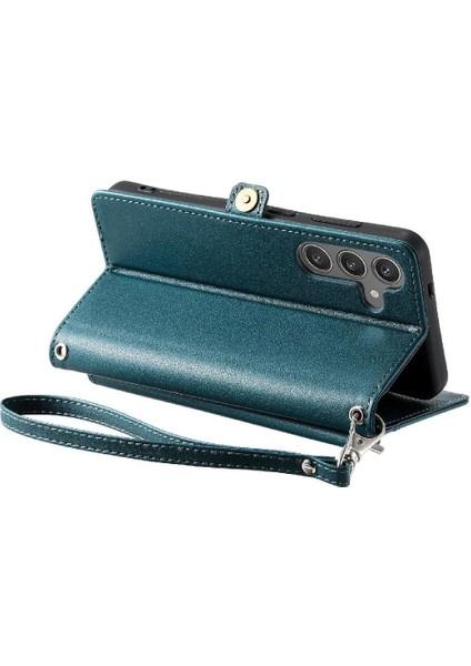 Cüzdan Crossbody Kılıf Samsung Galaxy A35 5g Fermuar Faturaları Yuvası Cüzdan (Yurt Dışından) fiyatları
