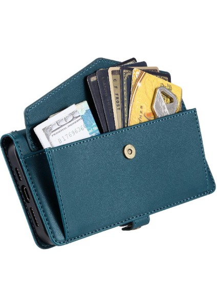 Cüzdan Crossbody Kılıf Samsung Galaxy A35 5g Fermuar Faturaları Yuvası Cüzdan (Yurt Dışından) modelleri