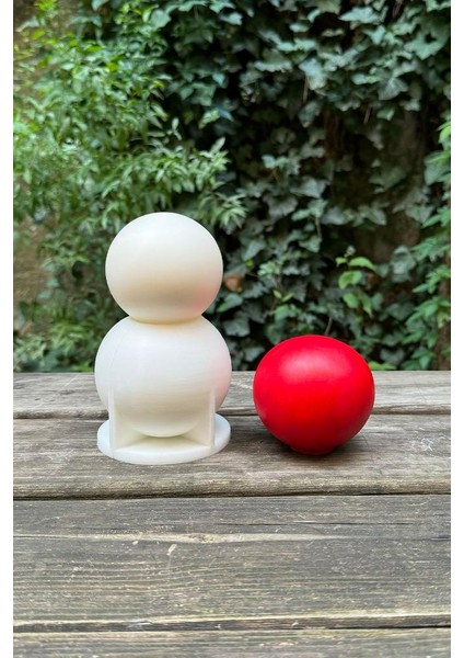 Küre 8cm Çap Silikon Mum Kalıbı