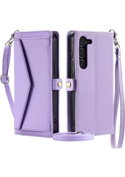 Cüzdan Crossbody Kılıf Samsung Galaxy S23 Artı Cüzdan Kılıf Kadınlar Için (Yurt Dışından)