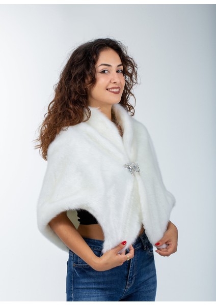 Kürk Abiye Pelerin modelleri