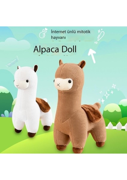 Alpaka Bebek Peluş Oyuncak Çocuk Bebeği 45CM (Yurt Dışından) modelleri
