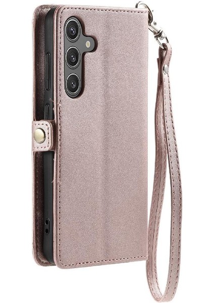 Samsung Galaxy S24 Fe Rfıd Engelleme Fermuar Yuvası Için Cüzdan Crossbody Durumda (Yurt Dışından)