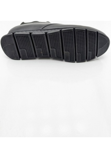 Erkek Ortopedik Gerçek Deri Lastik Bağlı Ayakkabı - Siyah - 44 modelleri