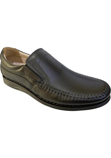 3237 Comfort Erkek Makosen Ayakkabı - Siyah - 48