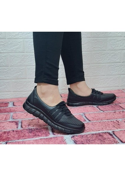 Gerçek Deri Ortopedik Kadın Ayakkabı - Siyah - 36 fiyatları