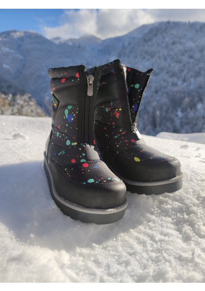 Su Geçirmez Çocuk Kar Botu - Çkar 2a - Renkli-Siyah-Gri fiyatları