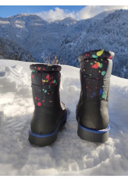 Su Geçirmez Çocuk Kar Botu - Çkar 2 - Renkli-Siyah-Mavi fiyatları