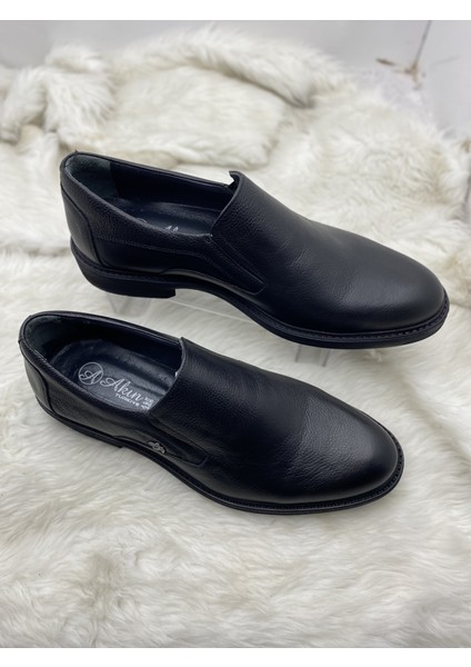 Çiğdem Gerçek Deri Kauçuk Taban Klasik Düz Model Erkek Ayakkabı (A.Akın360) - Siyah - 42 - St00674-Siyah-42 fiyatları