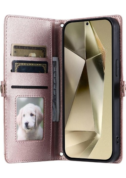 IPhone 14 Pro Için Cüzdan Crossbody Durumda Rfıd Engelleme Cüzdan Durumda (Yurt Dışından)