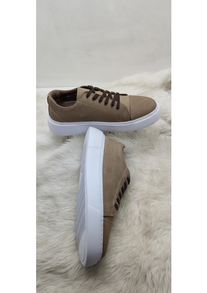 Çiğdem Kundura Çiğdem Kum Nubuk Deri Kalın Taban Erkek Ayakkabı (Gso 1481) - Kum - 44 - St02653-13479 fırsatları