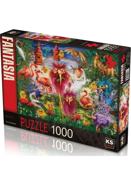 1000 Parça Çirkin Kuşlar Puzzle