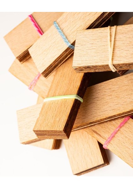 Ahşap Mum Fitili - 75 Adet ( 20MM x 100MM x 0,5mm ) indirimleri