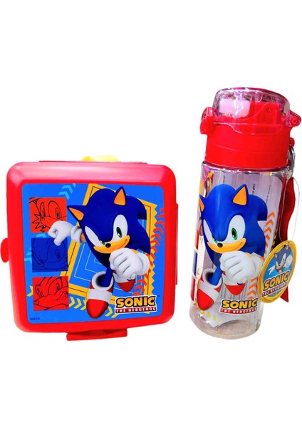 Çilek Home Avm Lisanslı Sonic 500 ml Matara Sülük ve Lisanslı Sonic Beslenme Kabı
