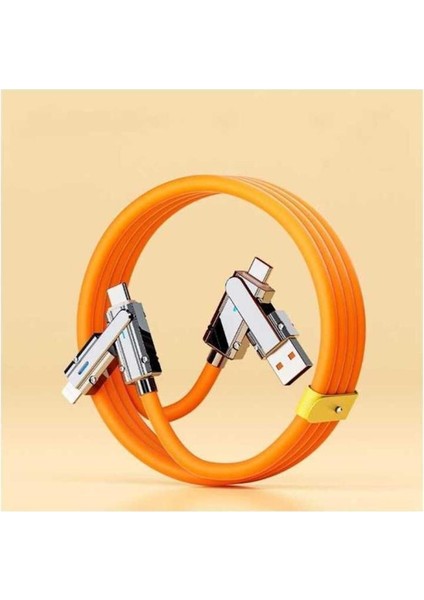 Sanec Type-C Lightning USB Type-C USB Lightning 120W 6A Turbo Hızlı Şarj ve Data Kablosu