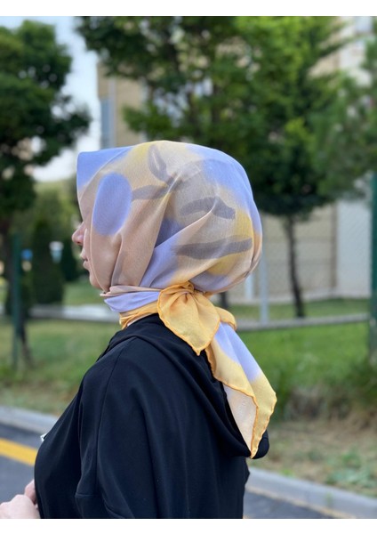 Pamuklu Soft Eşarp Fresh Çiçek Desen