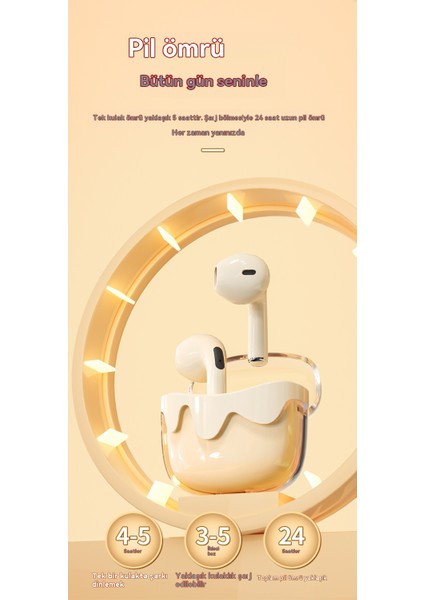 Kadınlar Için Yeni Bluetooth Kulaklık, Güzel Görünümlü, Yüksek Kaliteli, Gürültü Önleyici, Unisex, Sevimli, Peri Benzeri, Takması Acısız (Yurt Dışından)