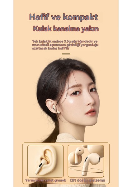 Kadınlar Için Yeni Bluetooth Kulaklık, Güzel Görünümlü, Yüksek Kaliteli, Gürültü Önleyici, Unisex, Sevimli, Peri Benzeri, Takması Acısız (Yurt Dışından)