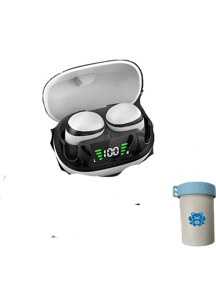 Kablosuz Bluetooth 5.3 Kulaklık Mini Ultra Küçük Uyku Yeni Görünmez Yüksek Kaliteli Gürültü Önleyici Kulaklıklar (Yurt Dışından)