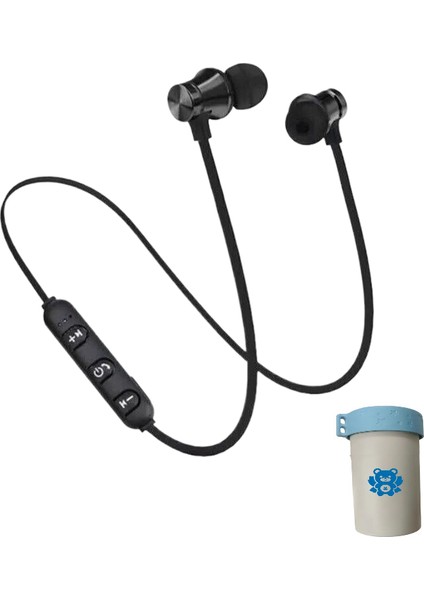 XT11 Kablosuz Spor Bluetooth Kulaklık Binaural Kulak Içi Asılı Boyun Manyetik Tip (Yurt Dışından)