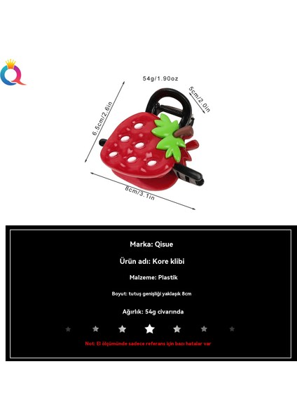 Küçük Taze Meyve Saç Tokası (Yurt Dışından) modelleri