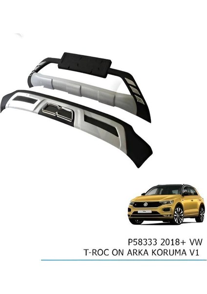 Volkswagen T-Roc Ön Arka Tampon Koruma