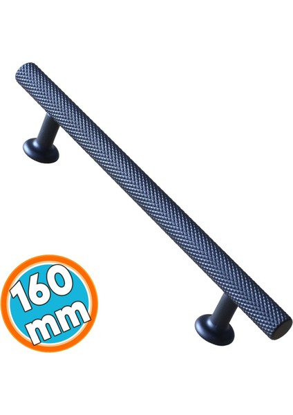 Mobilya Mutfak Dolabı Çekmece Dolapları Siyah 160 mm Metal