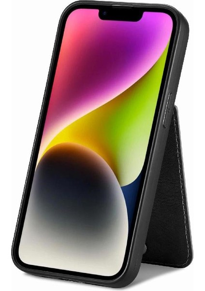 IPhone 14 Için Kılıf Crad Yuvası Cüzdan Manyetik Araç Montaj Standı Fermuar (Yurt Dışından) modelleri