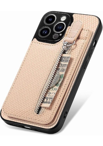 IPhone 14 Için Kılıf Pro Standı Manyetik Araç Montaj Fermuar Crad Yuvası Cüzdan (Yurt Dışından) fırsatları