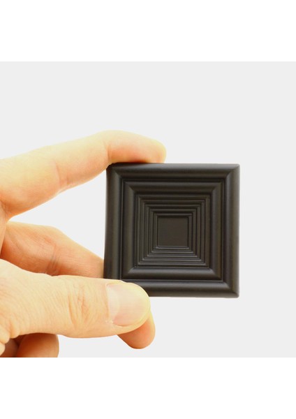 Çekmece Mutfak Kapak Dolap Kulbu 32 mm Mat Siyah Kare Sert Plastik modelleri