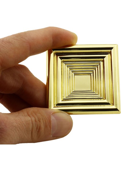 Çekmece Mutfak Kapak Dolap Kulbu 32 mm Gold Kare Sert Plastik modelleri