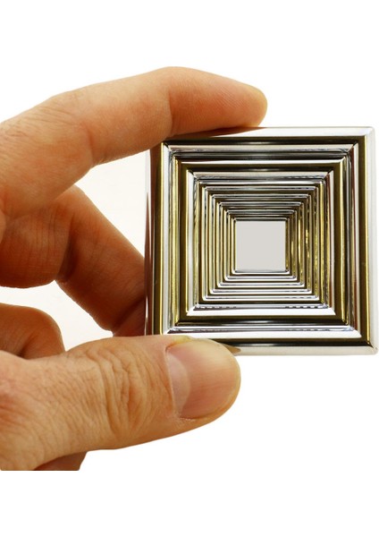 Çekmece Mutfak Kapak Dolap Kulbu 32 mm Krom Kare Sert Plastik modelleri