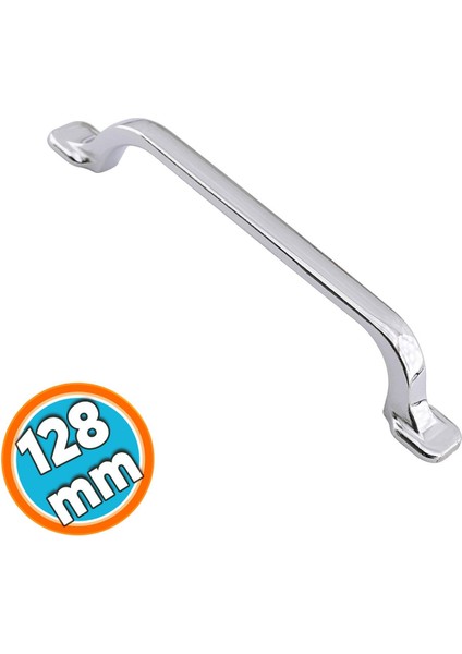 Mobilya 128 mm Krom Metal Mutfak Dolabı Çekmece Dolap Kapak Kulbu