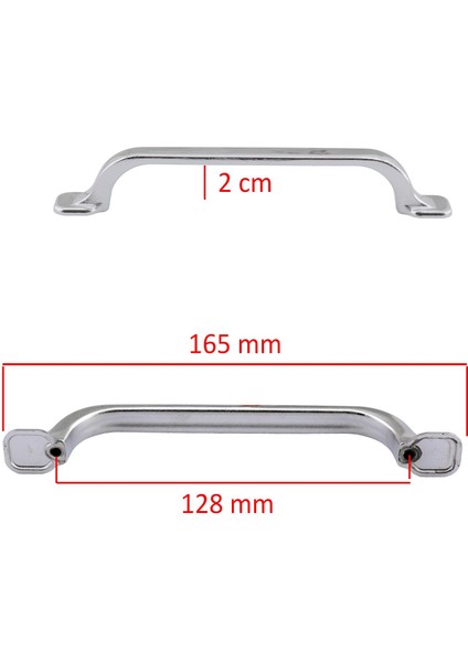 Mobilya 128 mm Krom Metal Mutfak Dolabı Çekmece Dolap Kapak Kulbu fiyatları