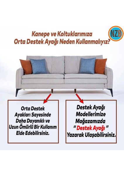 Mobilya Kanepe Sehpa Tv Ünitesi Koltuk Ayağı 15 cm Siyah Baza Ayak