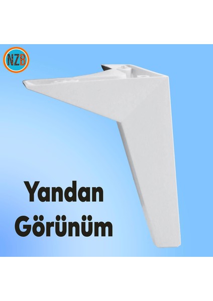 Mobilya Kanepe Sehpa Tv Ünitesi Koltuk Ayağı 15 cm Beyaz Baza Ayak indirimleri
