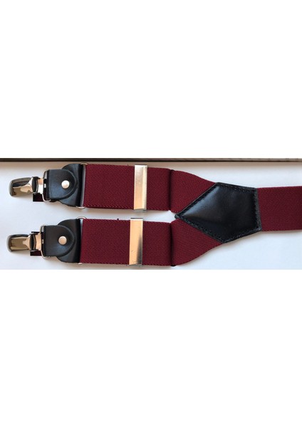 Bordo Renkli Pantolon Askısı 3 Klipsli fiyatları