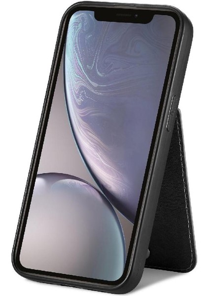 IPhone Xr Fermuar Crad Yuvası Cüzdan Standı Manyetik Araç Montaj (Yurt Dışından)