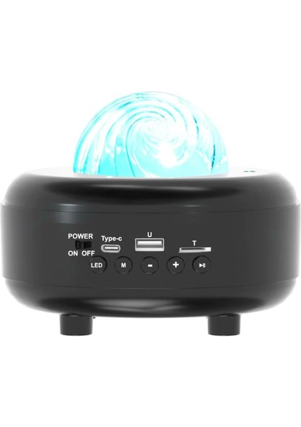 Galaksi Gökyüzü ve Yıldızları Yansıtan Gece Lambası Hoparlör Özellikli LED Rgb Işıklı Telefon ile Bluetooth Bağlantı Rgb Starry Sky Light Speaker CH-M27 fiyatları
