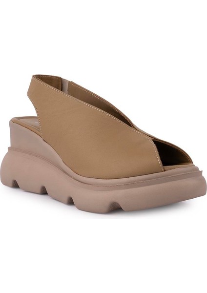 Modern Rahat Deri Yumuşak Sandalet 7672 Yeşil fırsatları