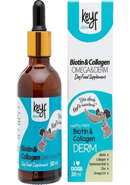 Köpek Biotin & Collagen Damla 50 ml