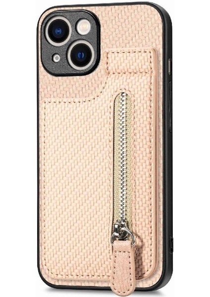 IPhone 15 Için Kılıf Standı Crad Yuvası Manyetik Araç Montaj Fermuar Cüzdan (Yurt Dışından) modelleri